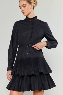 Mini Dresses-Current Air Anberlin Mini Dress BLACK