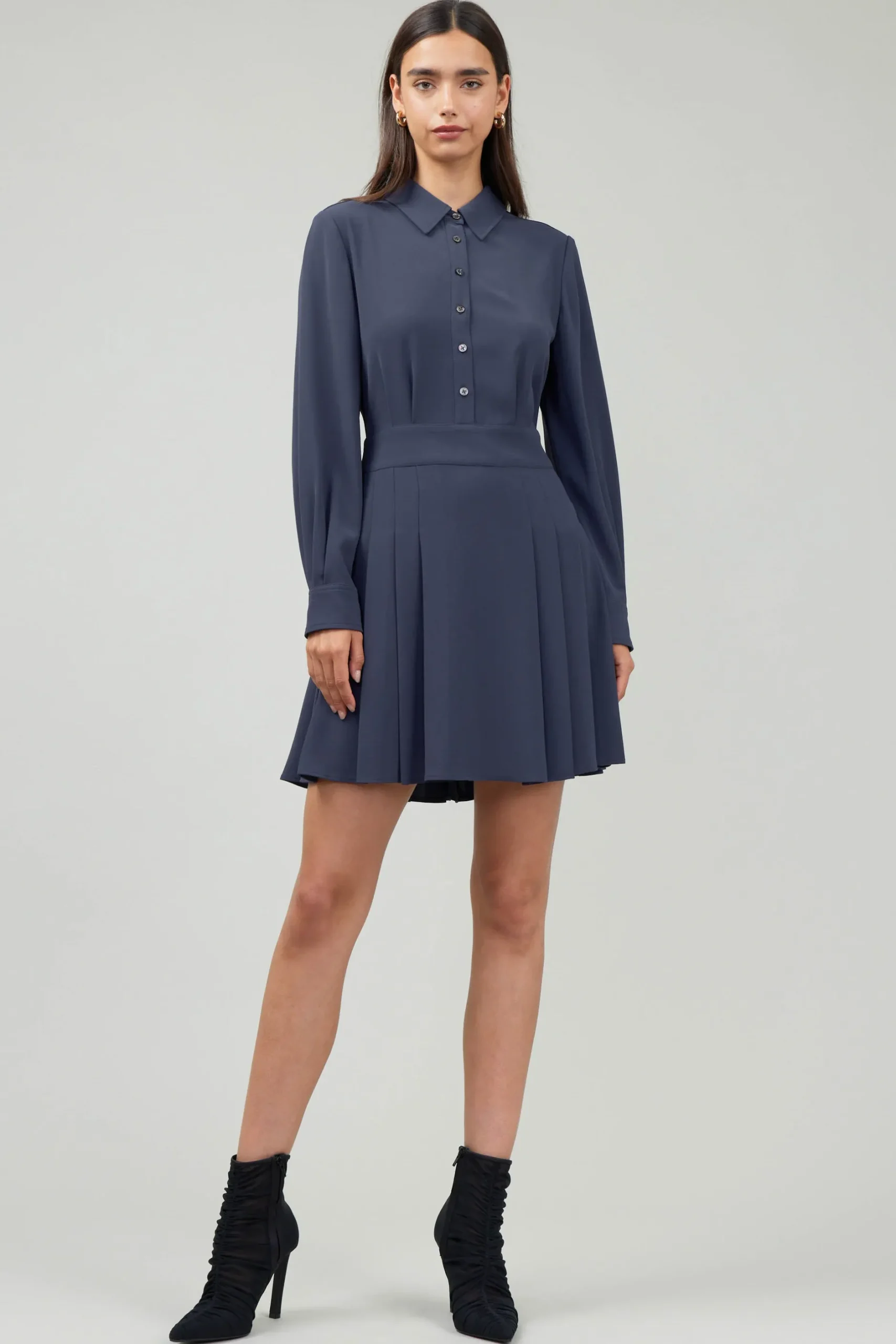 Mini Dresses-Current Air Arielle Mini Dress NAVY