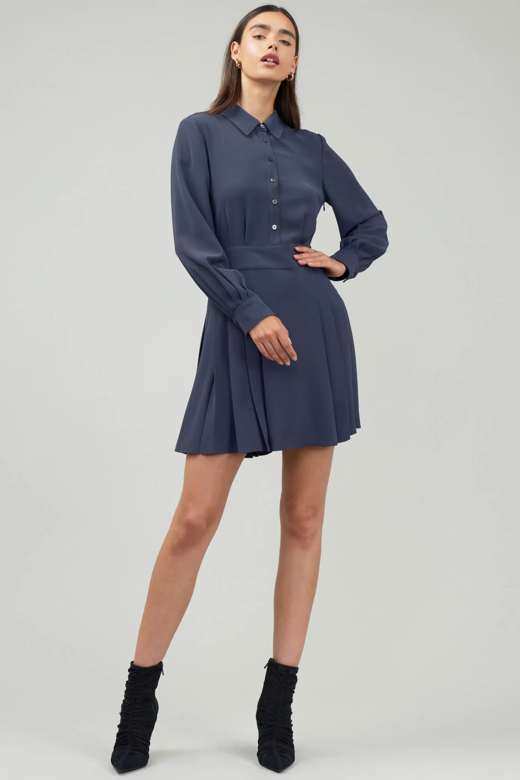 Mini Dresses-Current Air Arielle Mini Dress NAVY