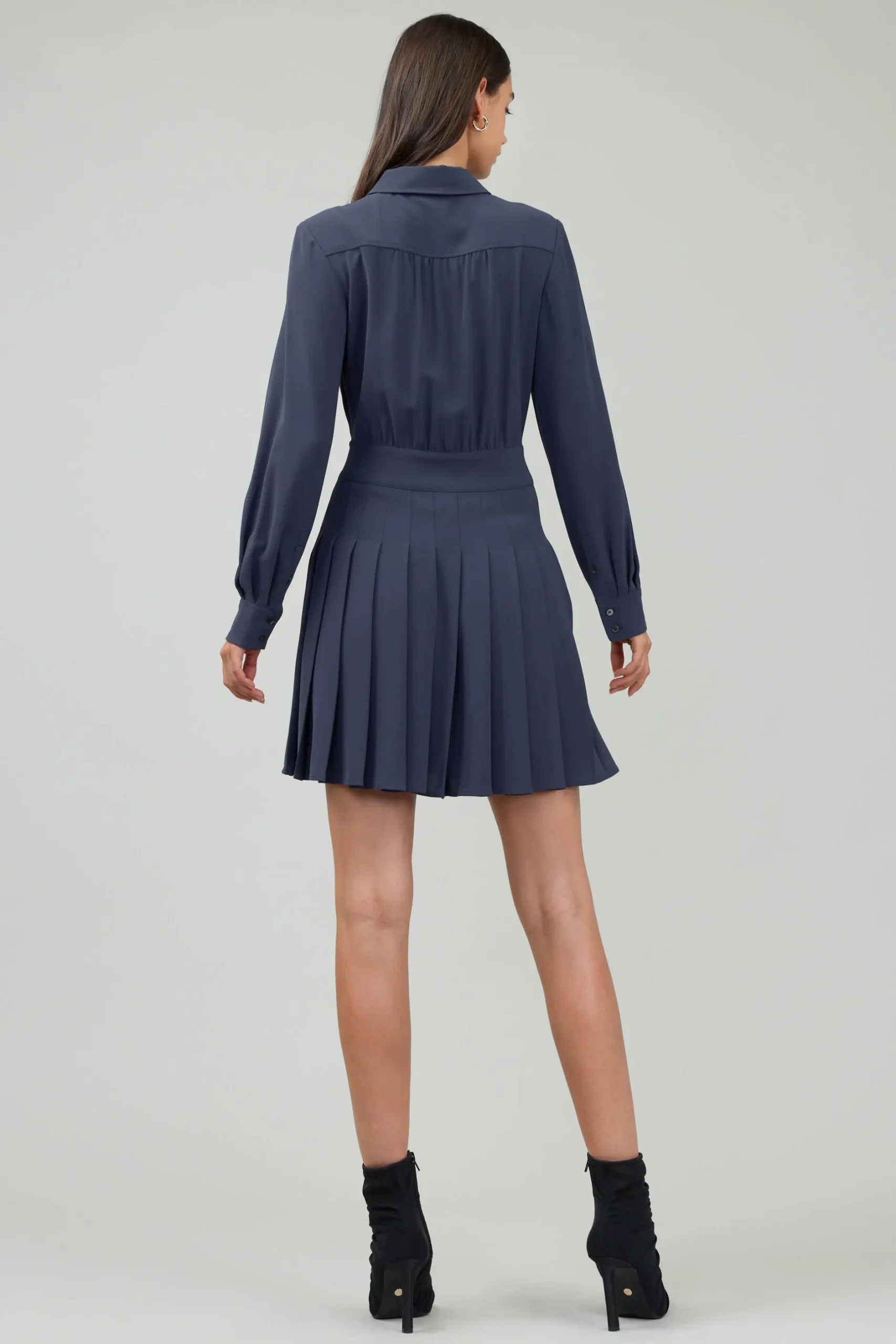 Mini Dresses-Current Air Arielle Mini Dress NAVY
