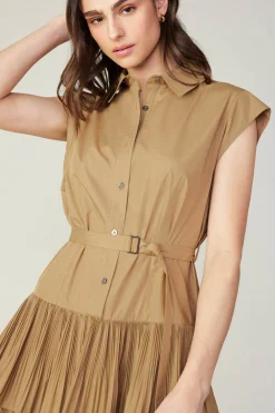 Mini Dresses-Current Air Berlin Mini Dress LATTE