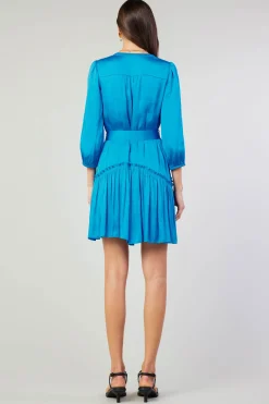 Mini Dresses-Current Air Nova Mini Dress BLUE
