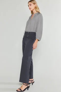 Pants-Current Air Patch Pocket Cargo Pant DARKGREY