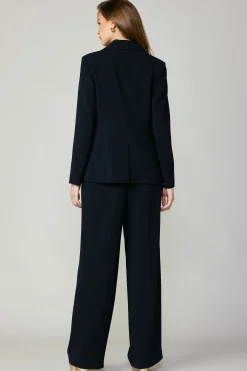 Pants-Current Air Pintucked Trousers NAVY