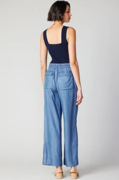 Pants-Current Air Pocket Cargo Pants CHAMBRAY