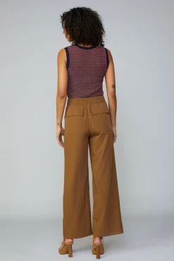 Pants-Current Air Pocket Detail Cargo Pant COCOA