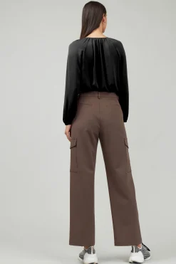 Pants-Current Air Side Pocket Pants BROWN