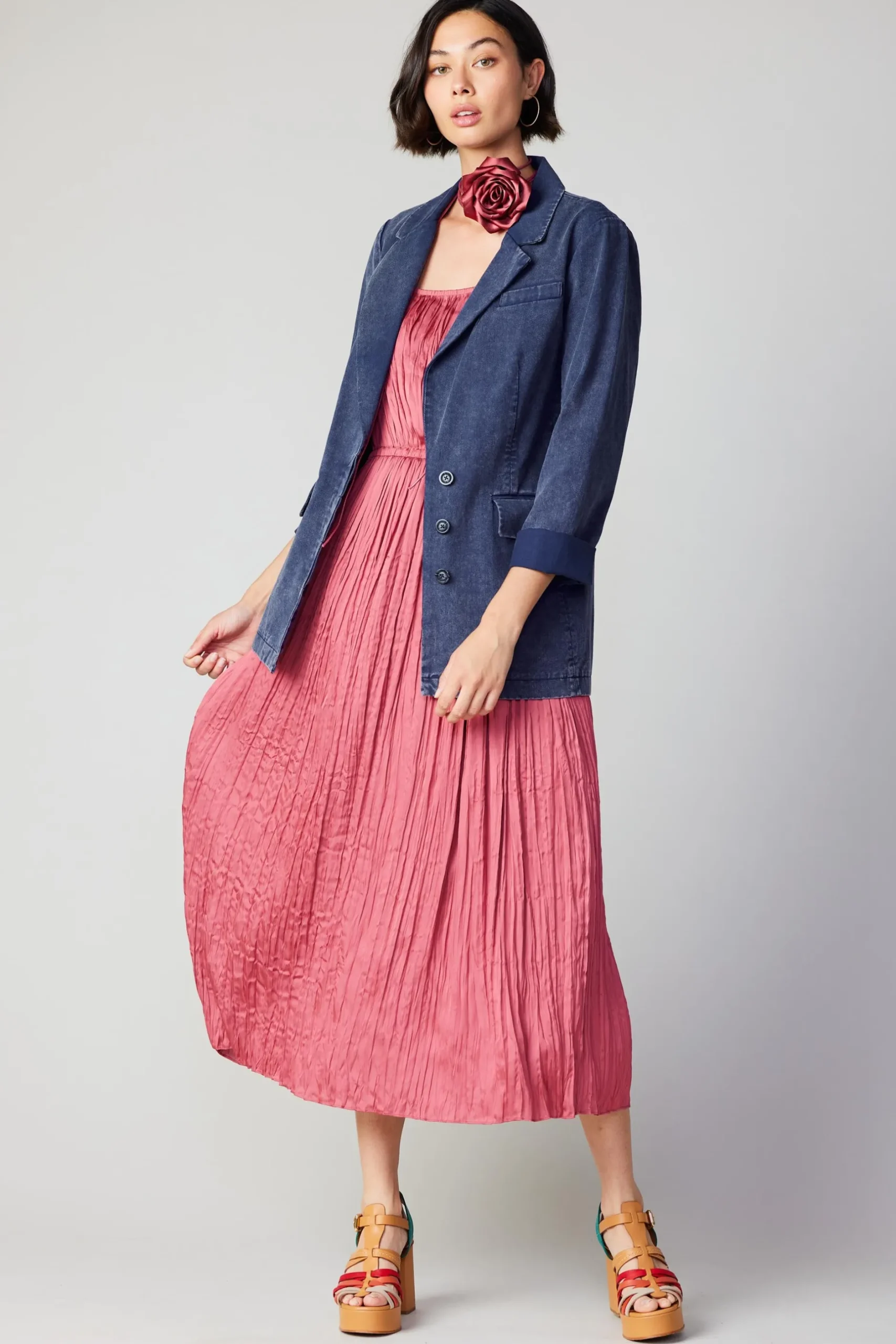 Coats & Jackets-Current Air Vintage Denim Jacket VINTAGEINDIGO